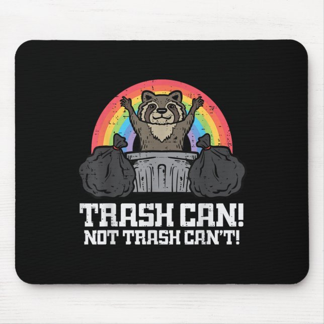 Raccoon Trash Can Not Cant Funny Street Cat Men Wo Musmatta (Framsidan)