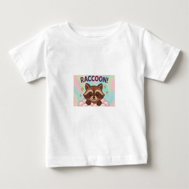 Raccoon Tshirt- CherryBombCo Exklusiv T Shirt (Framsida)