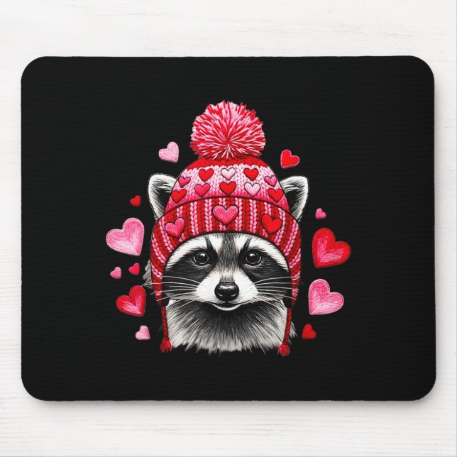 Raccoon Valentines Day Funny Feral Raccoon Love He Musmatta (Framsidan)