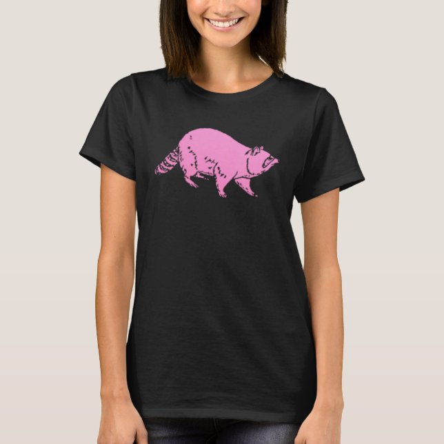 Raccoon Vintage Racoon 3 T Shirt (Framsida)