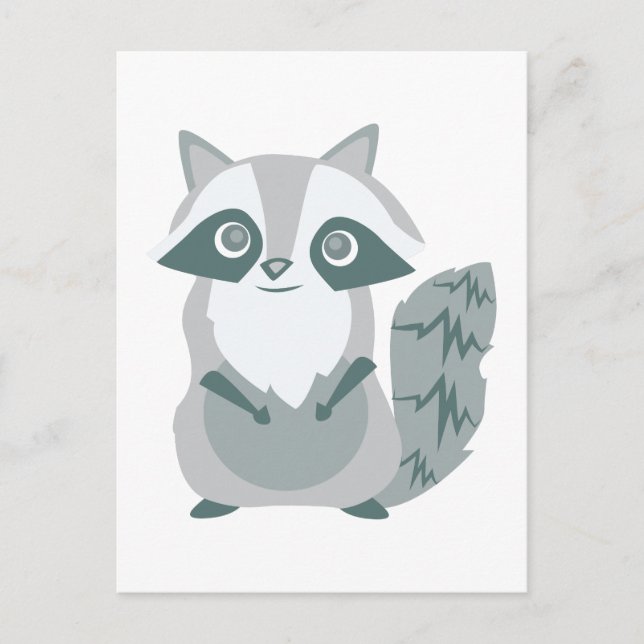 Raccoon Vykort (Framsida)