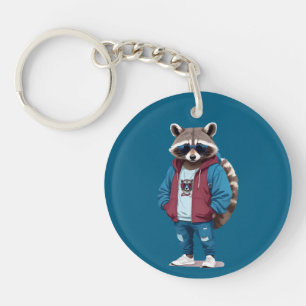 Raccoon Wearing Hoodie Funny Coola Animal Characte