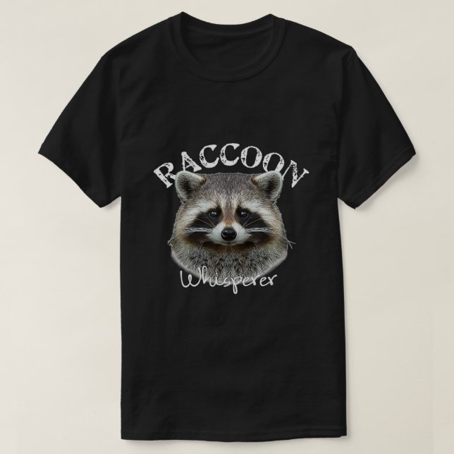 Raccoon Whisperer Shirt Cute Raccoon T Shirt (Design framsida)