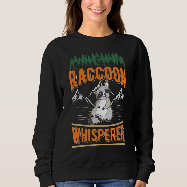 Raccoon Whisperer T Shirt (Framsida)