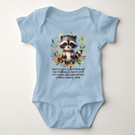 Raccoon Woodland Kids Christian Prayer | T Shirt