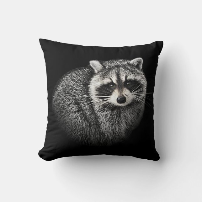 Raccoondekorativ kudde (Framsida)