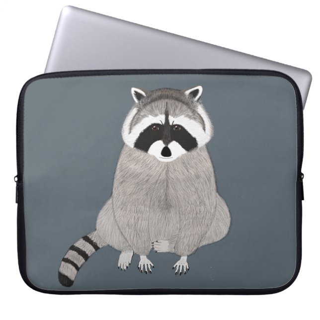Raccoonlaptop sleeve (Framsidan)