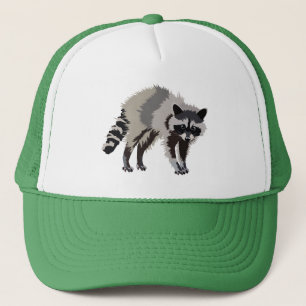 Raccoonlastbilsförarelock Keps
