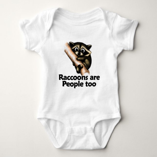 Raccoons är folk för t shirt (Framsida)