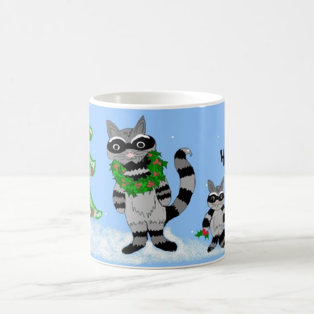 Raccoons-Bah Humbug... Kaffemugg (Center)