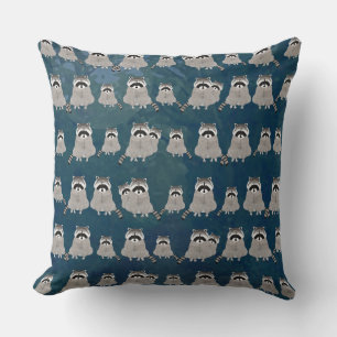 Raccoons Dekorativ kudde