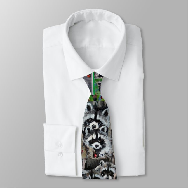 Raccoons Galore Ties Slips (Bunden)