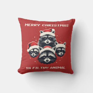 Raccoons God jul Ya filthy animal Kudde