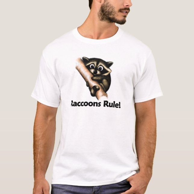 Raccoons härskar! tee shirt (Framsida)
