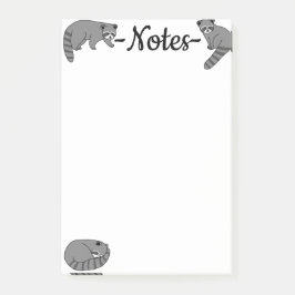 Raccoons Post-it Block