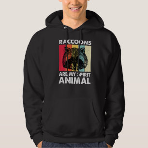 Raccoons Spirit Animal Racoon Raccoon Girls Boys Hoodie