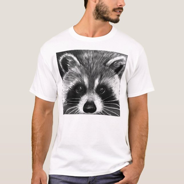 RaccoonT-tröja Tee Shirt (Framsida)