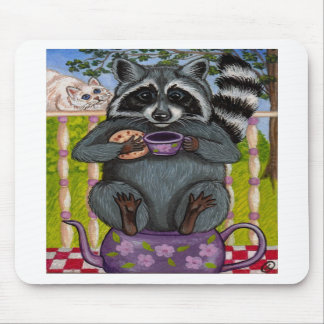 RACCOONTeagäst Mousepad Musmatta