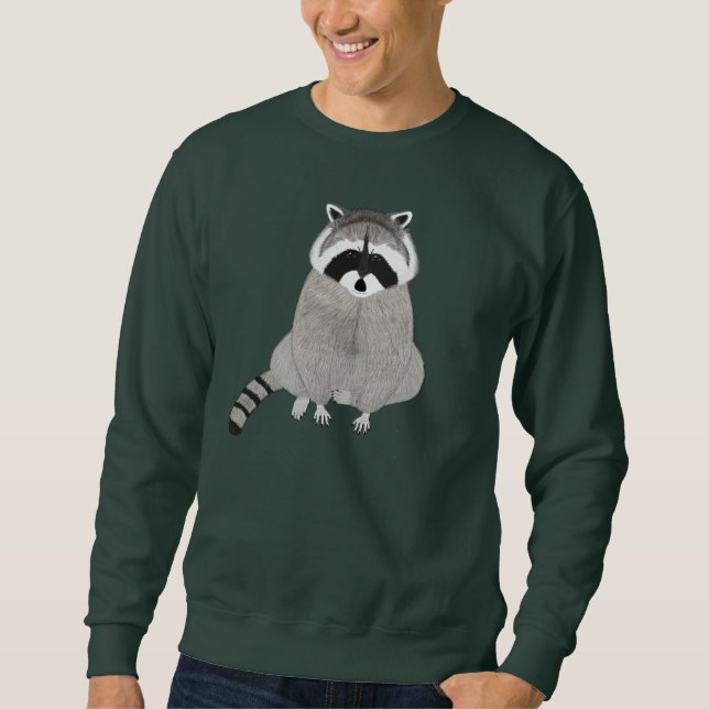 Raccoontröja Långärmad Tröja (Framsida)