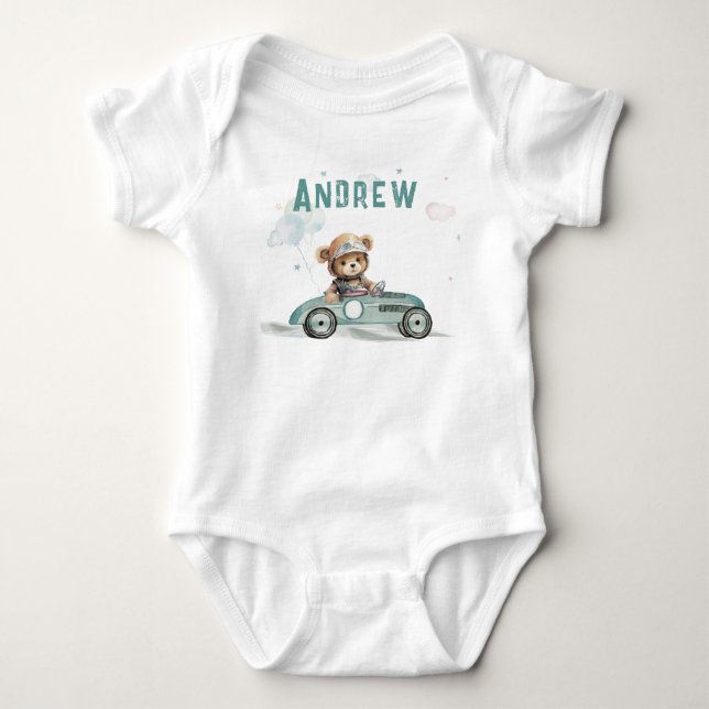 Race Car Baby Björn T Shirt (Framsida)