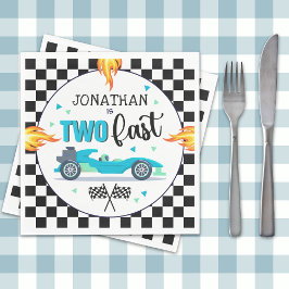Race Car Birthday Party for Boys Pappersservett