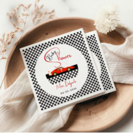 Race Car Boy Baby Shower | Little Racer Party Pappersservett