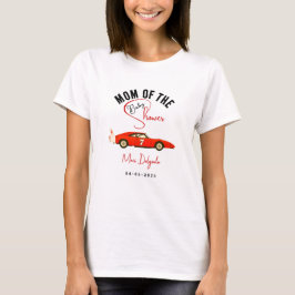 Race Car Boy Baby Shower T-Shirt | Little Racer