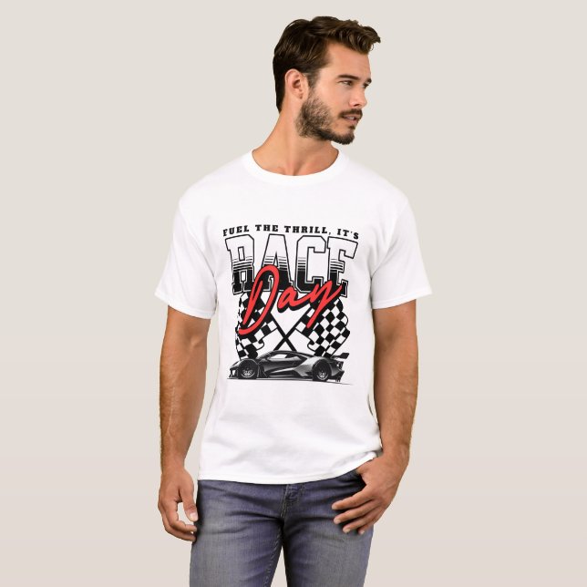Race Day Motorsport T Shirt (Hel framsida)