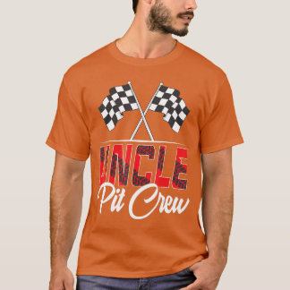 Race Födelsedagsfest Racing Familj Farbror Pit Cre T Shirt