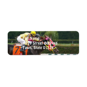 race-horse-8 returadress etikett
