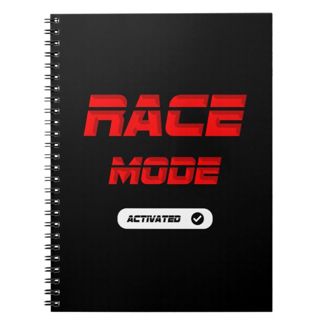 Race mode anteckningsbok (Framsidan)
