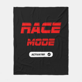 Race mode red fleecefilt