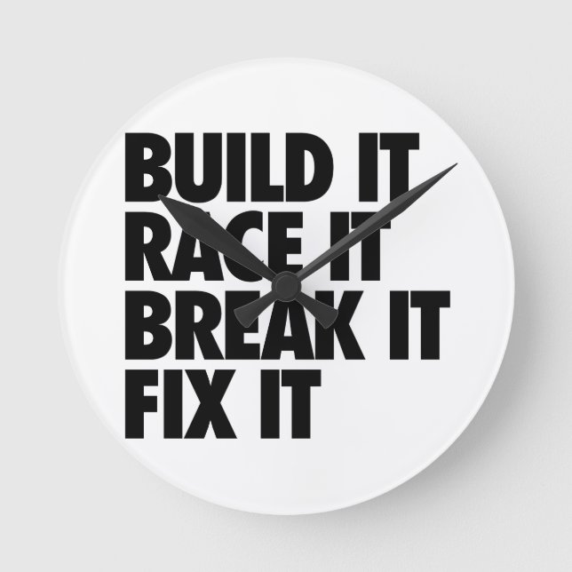 RaceCar Rund Klocka (Framsida)