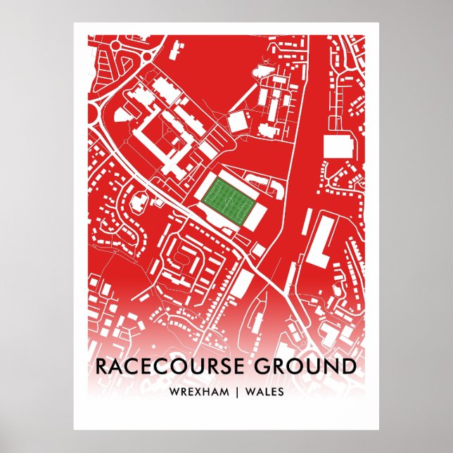 Raceccourum Ground Poster - Wrexham AFC:s hem (Framsidan)