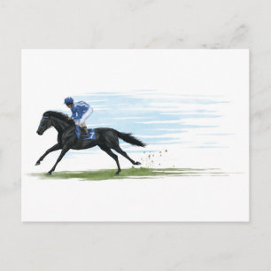 racehorse vykort