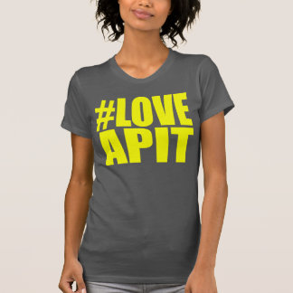 Racer för #LOVEAPITkvinnagult - ANNAN FÄRGNYTTA Tee Shirt