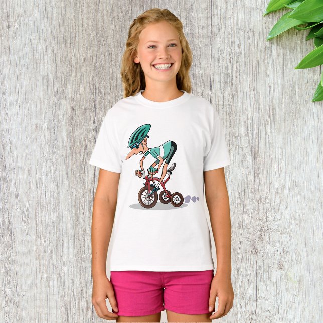 Racer On Tricle Girls T-Shirt (Skapare uppladdad)