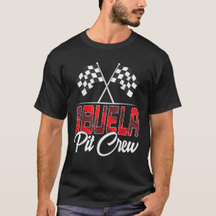 Racerbilar Födelsedagsfest Racing Familj Abuela Pi T Shirt