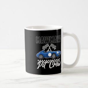 Racerbilar födelsedagsfest racing familjen mormor  kaffemugg