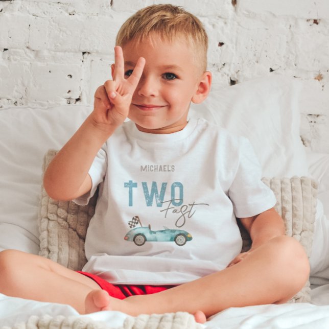 Racerbilen 2-årsdag t shirt (Skapare uppladdad)