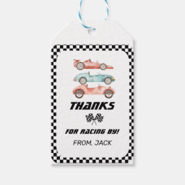 Racerbilsdag, Vintagebil, Tack Presentetikett