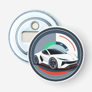 Racerbilsdesign med dynamisk form flasköppnare