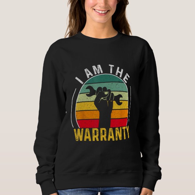 Racerdelsreparationskill mekaniker Jag är garantin T Shirt (Framsida)