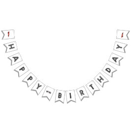 Racerkbil Lycklig Födelsedag Banner Vimplar