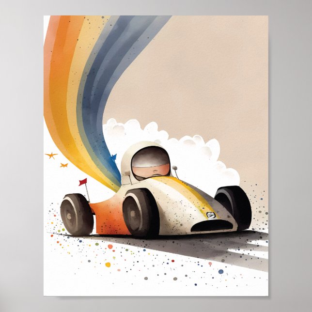 Racerkbil Poster (Framsidan)