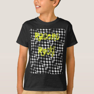 Racerssten! Rutig flaggaskjorta T-shirt