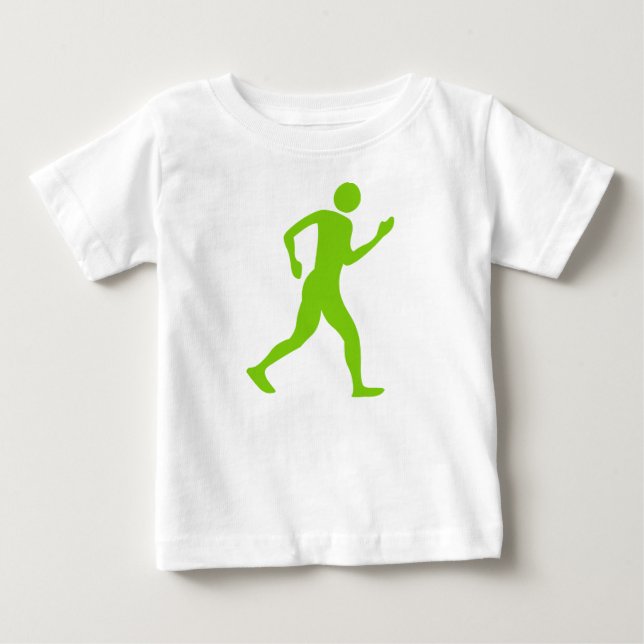 Racewalking - Martian Grönt Tee (Framsida)
