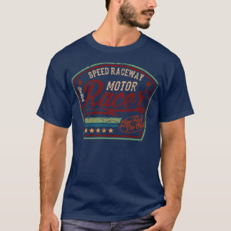 Raceway-Anpassningsbar, racermotorcyklar T Shirt