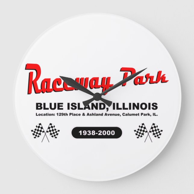 Raceway Park, Blue Island/Calumet Park, Illinois Stor Klocka (Framsida)
