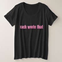 Rach T-shirt (plus Storlek) 